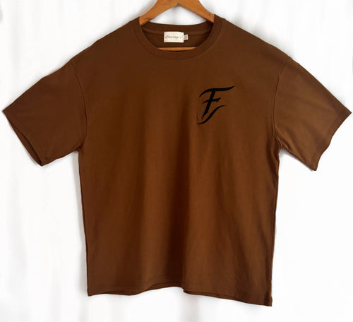T-shirt marron